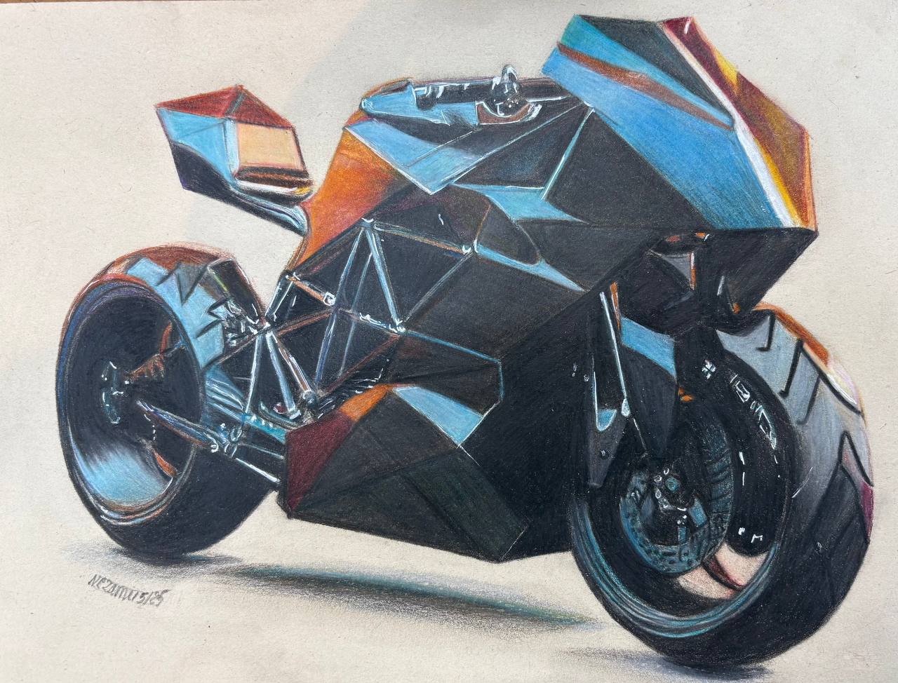 آموزش نقاشی سیاه قلم زهره نظامی